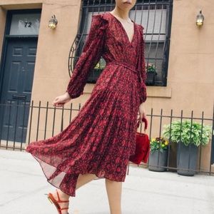 Ulla Johnson silk floral midi